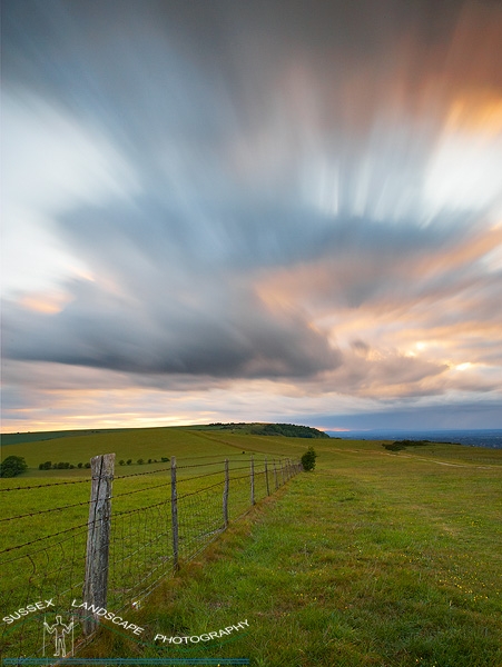 slides/Ditchling Beacon 2.jpg ditchling beacon, sunset, south downs national park, east sussex, hill top, clouds,movement Ditchling Beacon 2